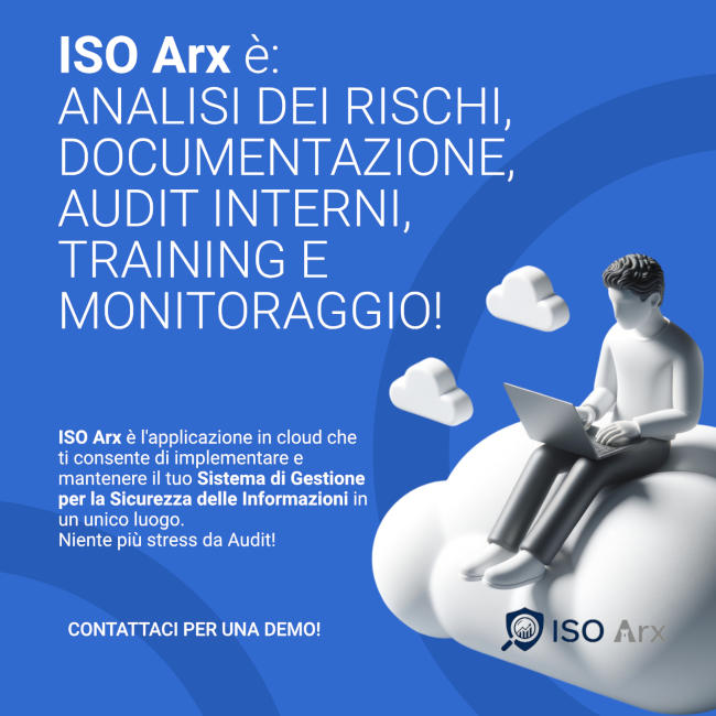 ISO Arx il Software as a Service per i processi di Governance, Risk e Compliance